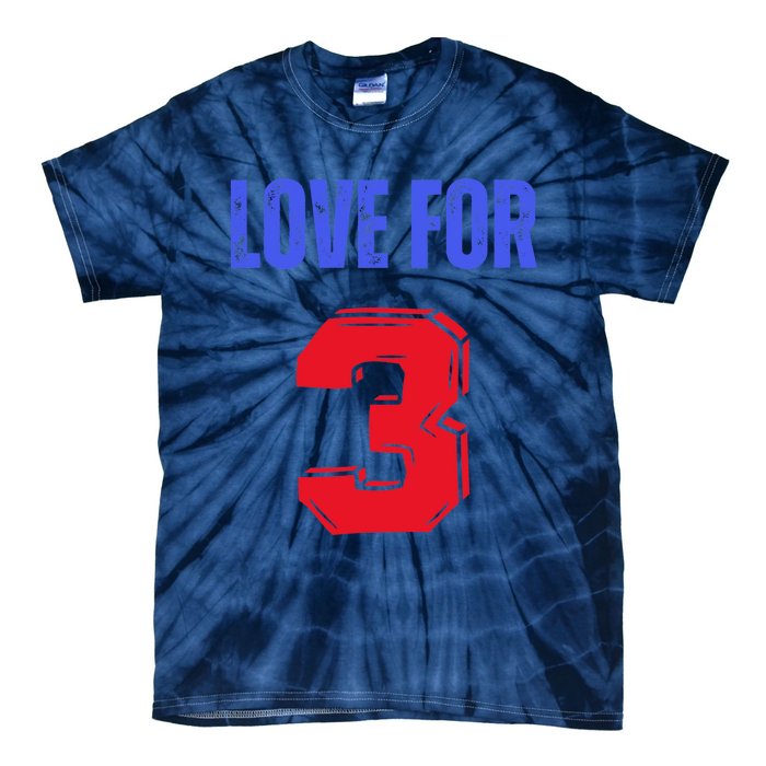 Love For 3 Damar We are with you Damar Tie-Dye T-Shirt