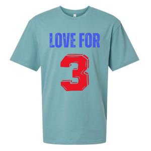 Love For 3 Damar We are with you Damar Sueded Cloud Jersey T-Shirt