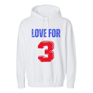 Love For 3 Damar We are with you Damar Garment-Dyed Fleece Hoodie