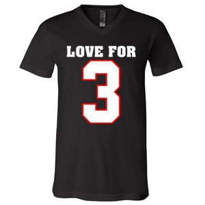 LOVE FOR 3 V-Neck T-Shirt