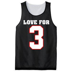 LOVE FOR 3 Mesh Reversible Basketball Jersey Tank