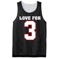 LOVE FOR 3 Mesh Reversible Basketball Jersey Tank