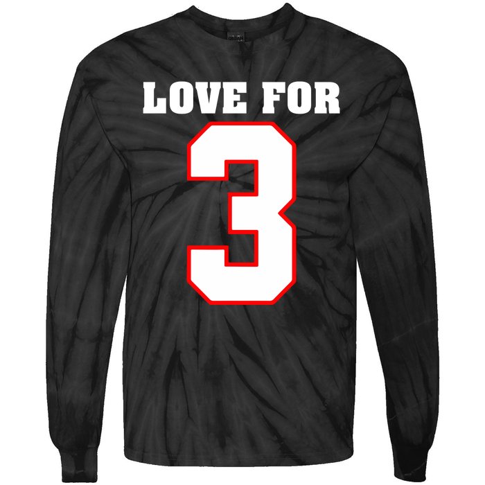 LOVE FOR 3 Tie-Dye Long Sleeve Shirt