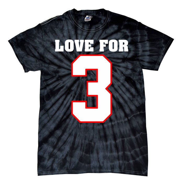 LOVE FOR 3 Tie-Dye T-Shirt