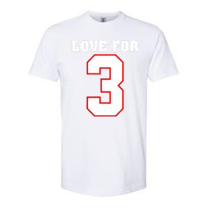 LOVE FOR 3 Softstyle CVC T-Shirt