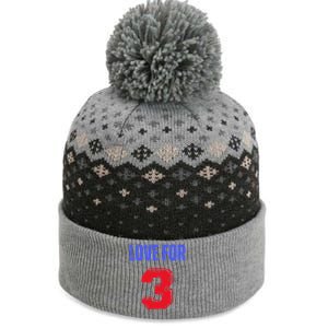 Love For 3 Damar We are with you Damar The Baniff Cuffed Pom Beanie