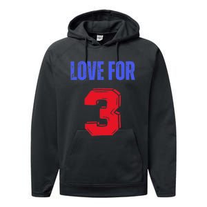 Love For 3 Damar We are with you Damar Performance Fleece Hoodie