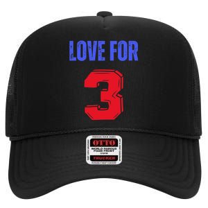 Love For 3 Damar We are with you Damar High Crown Mesh Back Trucker Hat