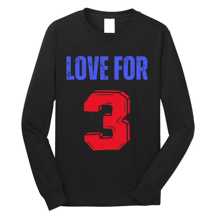 Love For 3 Damar We are with you Damar Long Sleeve Shirt