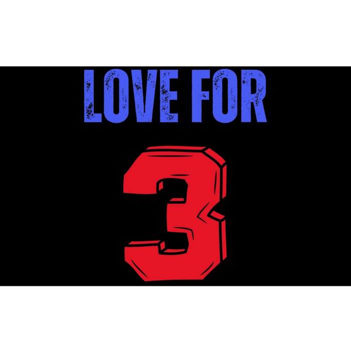 Love For 3 Damar We are with you Damar Bumper Sticker