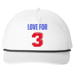 Love For 3 Damar We are with you Damar Snapback Five-Panel Rope Hat