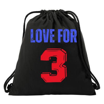 Love For 3 Damar We are with you Damar Drawstring Bag