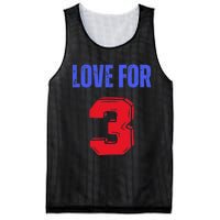 Love For 3 Damar We are with you Damar Mesh Reversible Basketball Jersey Tank