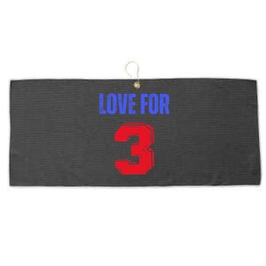 Love For 3 Damar We are with you Damar Large Microfiber Waffle Golf Towel