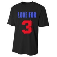 Love For 3 Damar We are with you Damar Performance Sprint T-Shirt