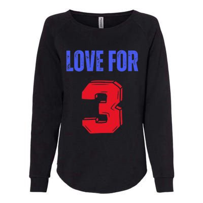 Love For 3 Damar We are with you Damar Womens California Wash Sweatshirt