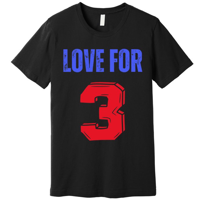 Love For 3 Damar We are with you Damar Premium T-Shirt