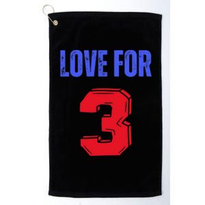 Love For 3 Damar We are with you Damar Platinum Collection Golf Towel