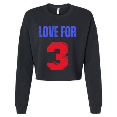 Love For 3 Damar We are with you Damar Cropped Pullover Crew