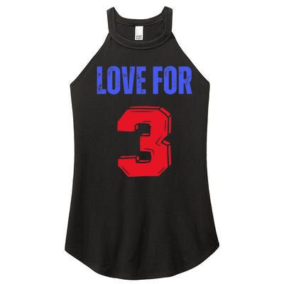 Love For 3 Damar We are with you Damar Women’s Perfect Tri Rocker Tank