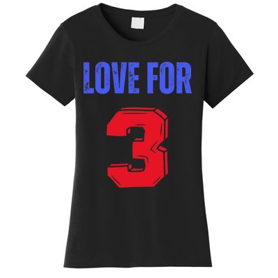 Love For 3 Damar We are with you Damar Women's T-Shirt