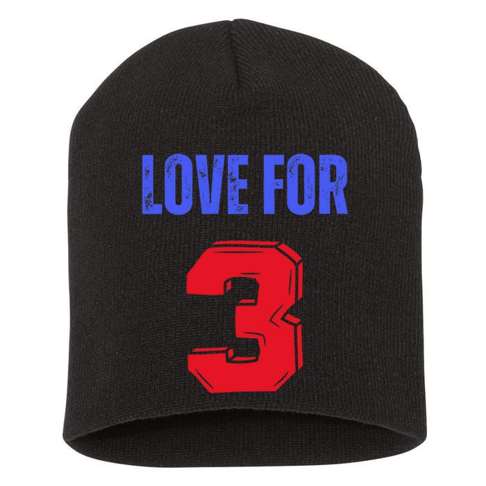 Love For 3 Damar We are with you Damar Short Acrylic Beanie