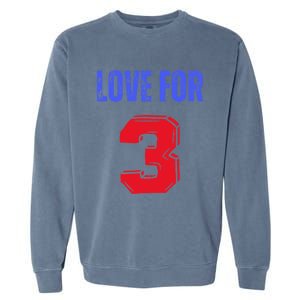 Love For 3 Damar We are with you Damar Garment-Dyed Sweatshirt