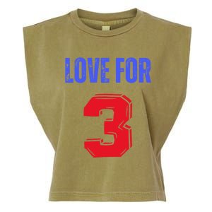 Love For 3 Damar We are with you Damar Garment-Dyed Women's Muscle Tee