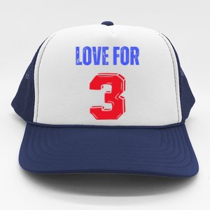 Love For 3 Damar We are with you Damar Trucker Hat