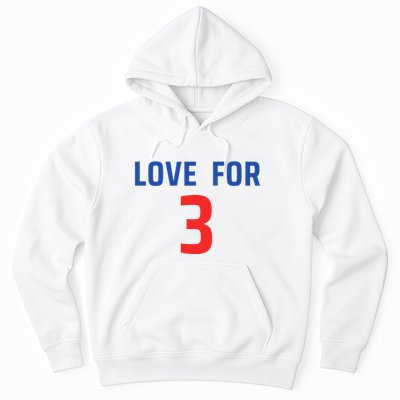 Love For 3 Trending Tee Hoodie