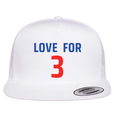 Love For 3 Trending Tee Flatbill Hat