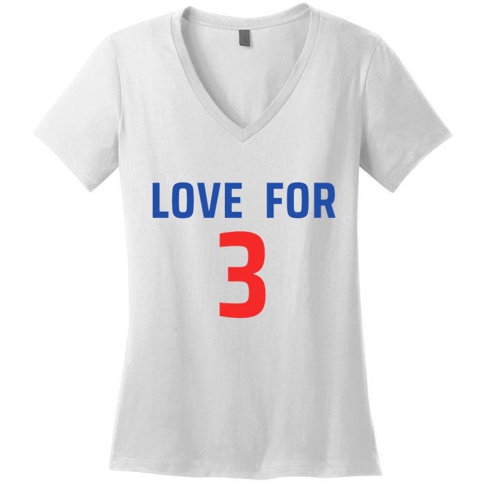 Love For 3 Trending Tee Women's V-Neck T-Shirt