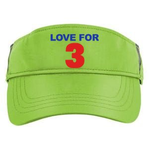 LOVE FOR 3 Adult Drive Performance Visor