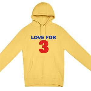 LOVE FOR 3 Premium Pullover Hoodie