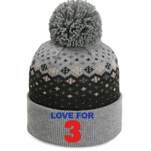 LOVE FOR 3 The Baniff Cuffed Pom Beanie