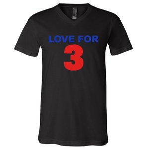 LOVE FOR 3 V-Neck T-Shirt