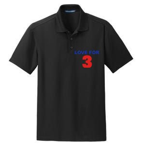 LOVE FOR 3 Dry Zone Grid Polo