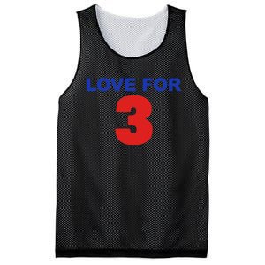 LOVE FOR 3 Mesh Reversible Basketball Jersey Tank