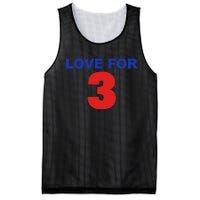 LOVE FOR 3 Mesh Reversible Basketball Jersey Tank