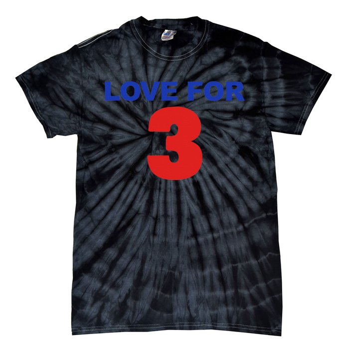 LOVE FOR 3 Tie-Dye T-Shirt