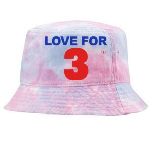 LOVE FOR 3 Tie-Dyed Bucket Hat