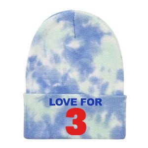 LOVE FOR 3 Tie Dye 12in Knit Beanie