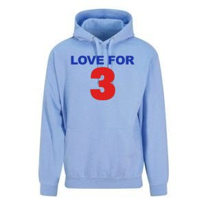 LOVE FOR 3 Unisex Surf Hoodie