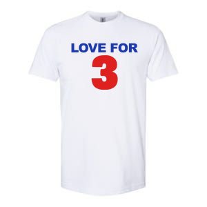 LOVE FOR 3 Softstyle CVC T-Shirt