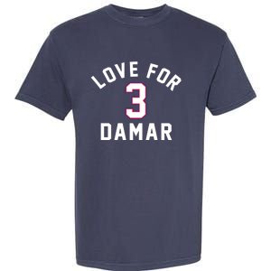 Love For 3 Pray For Damar Gift Garment-Dyed Heavyweight T-Shirt