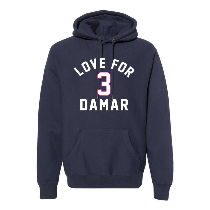 Love For 3 Pray For Damar Gift Premium Hoodie