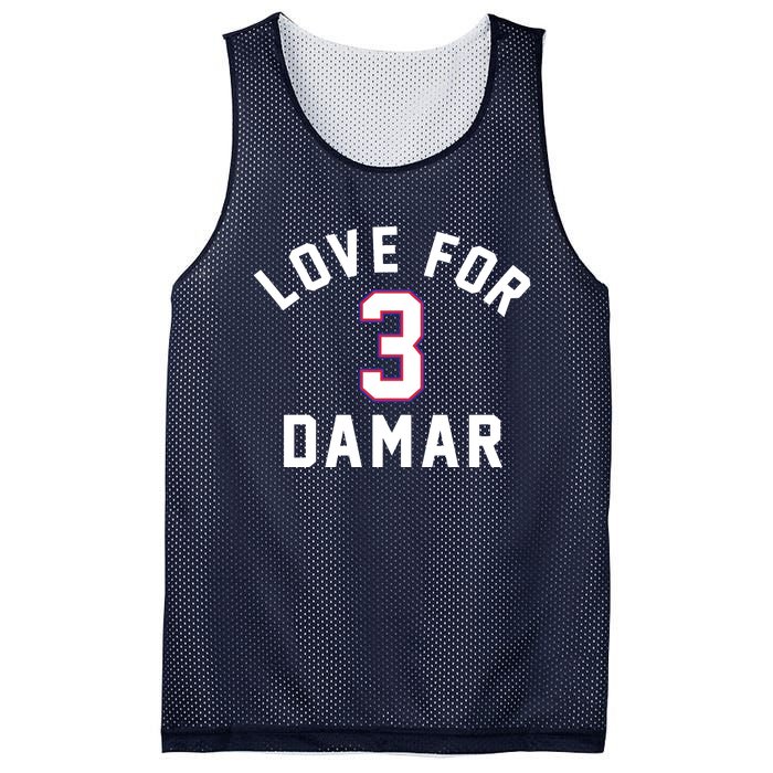 Love For 3 Pray For Damar Gift Mesh Reversible Basketball Jersey Tank