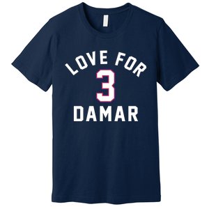 Love For 3 Pray For Damar Gift Premium T-Shirt