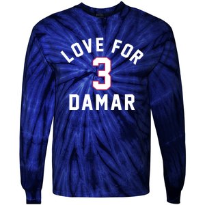 Love For 3 Pray For Damar Gift Tie-Dye Long Sleeve Shirt