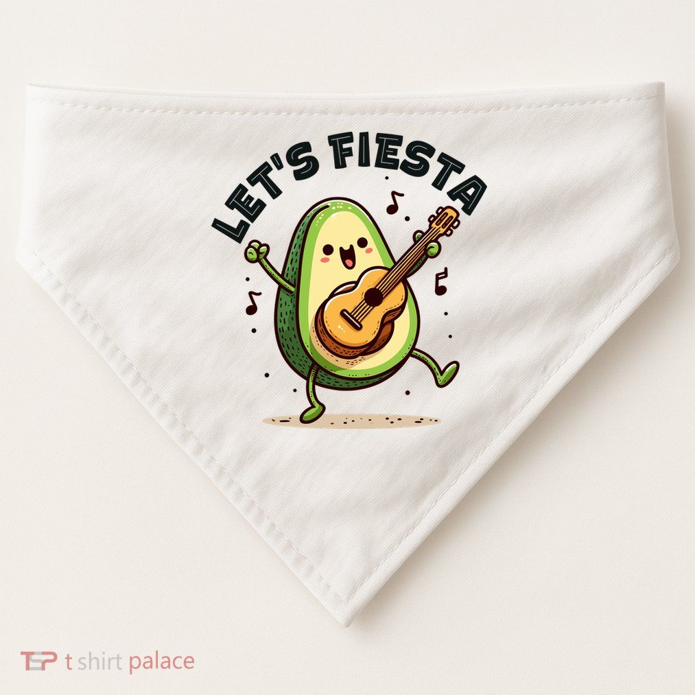 Lets Fiesta 5 Cinco De Mayo For Mexican USA-Made Doggie Bandana
